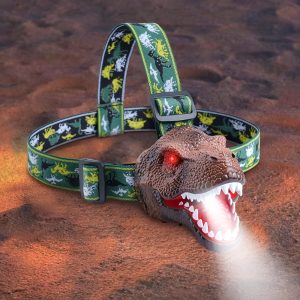 1pc LED Headlamp, Outdoor Mountaineering Camping Roaring Dinosaur Headlamp, USB Rechargeable Light, Night Light, 90?? Rotation Headlamp, Best Birthday Christmas Halloween New Year Gift