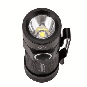 Alonefire X29 XPG Portable LED Clip Mini LED Flashlight, 12 Hours Long Battery Life, Bright Lighting Flash Light For Outdoor Fishing And Hiking Pocket Torch With C123A 1500mAh Battery